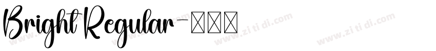 Bright Regular字体转换